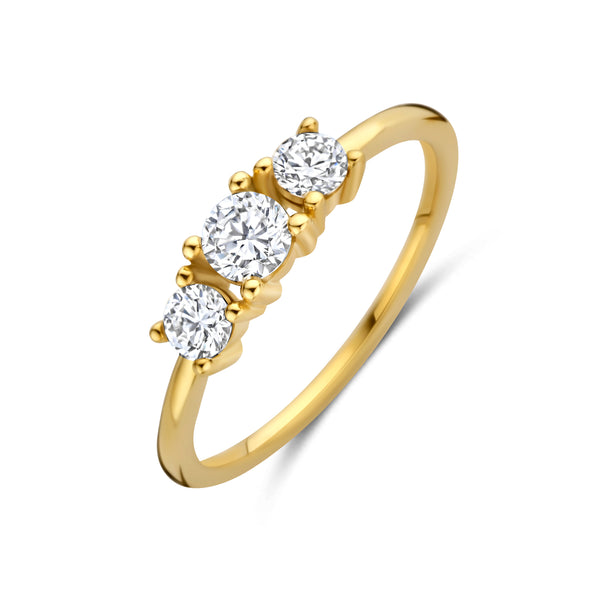 14k Goud Lab Diamant Ring 0.50ct