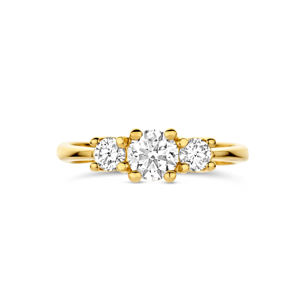 14k Goud Lab Diamant Ring 0.85ct