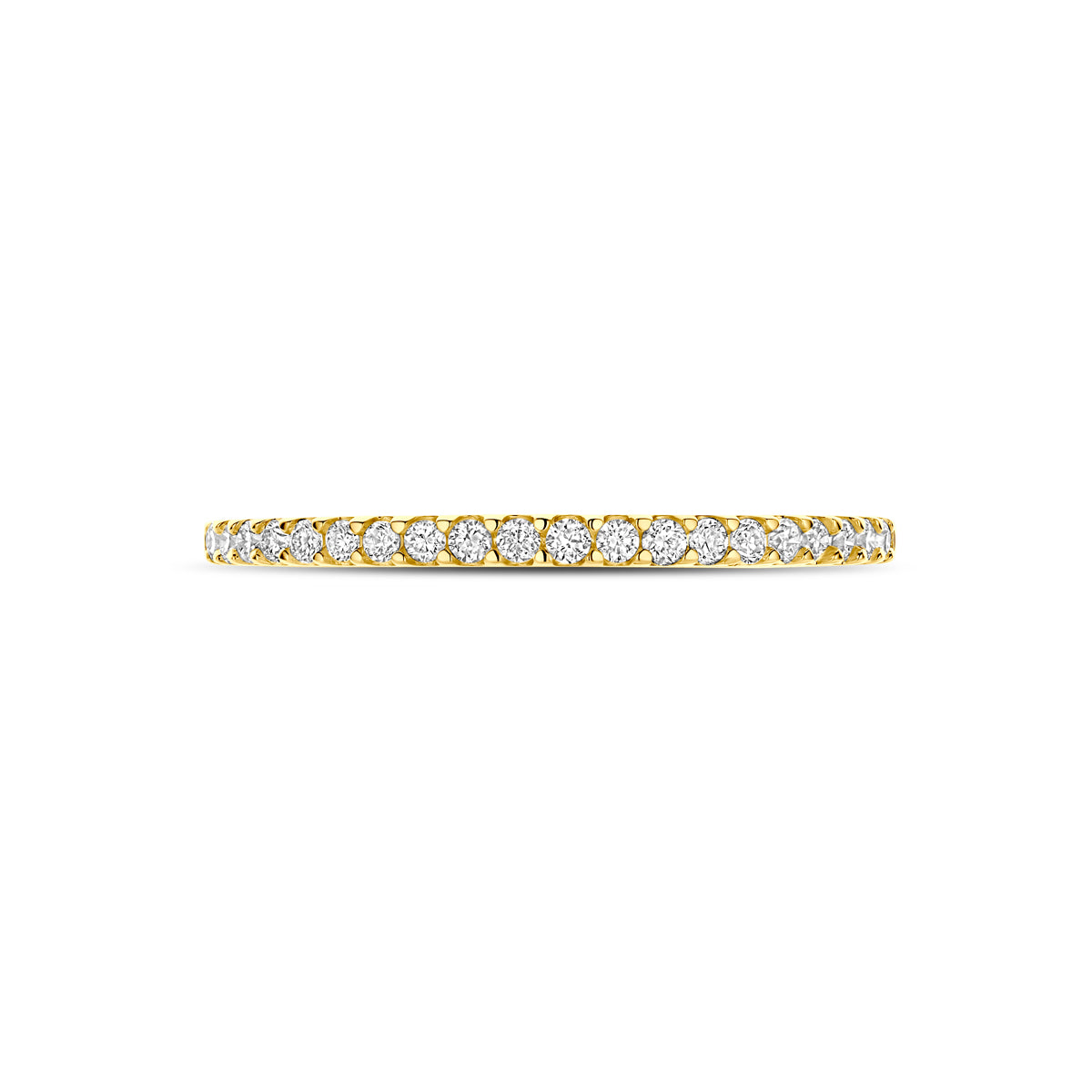 14k Goud Lab Diamant Ring 0.15ct
