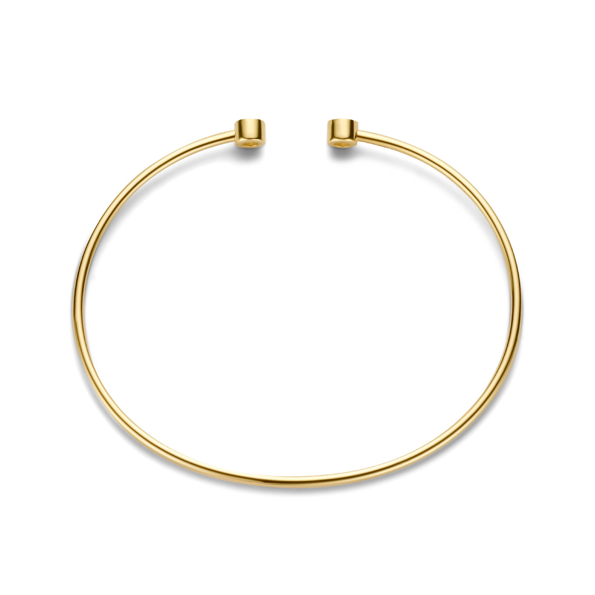 14k Goud Spangarmband Diamant 0.19ct H SI