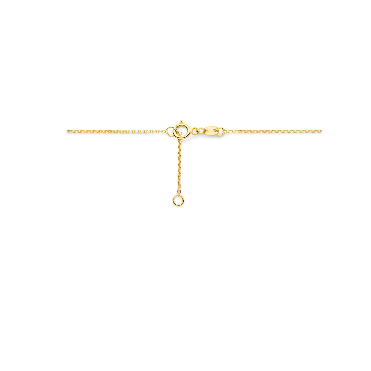 14k Goud Collier Druppel 42 - 45 cm