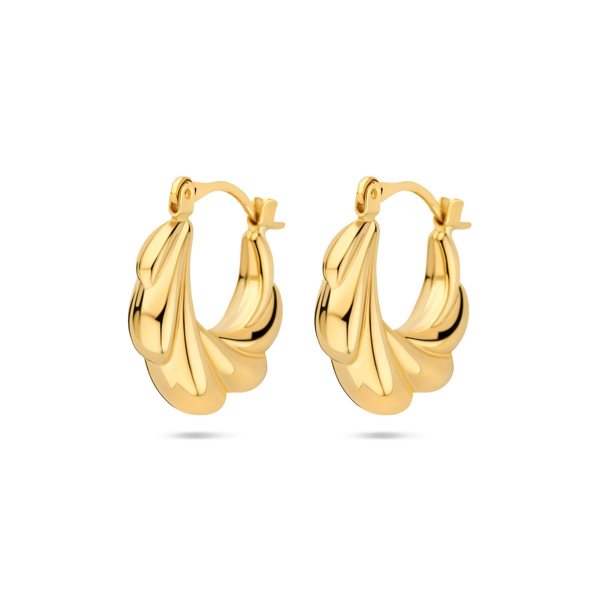 14k Goud Oorringen 19mm