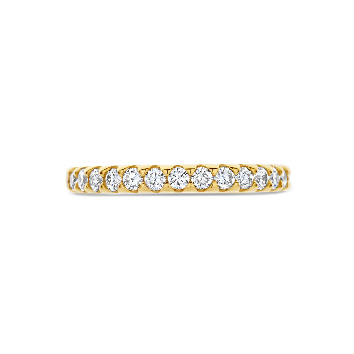 14k Goud Ring Lab Grown Diamant 0.50ct F VS