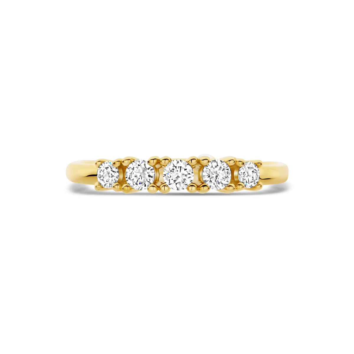 14k Goud Ring Lab Grown Diamant 0.32ct F VS