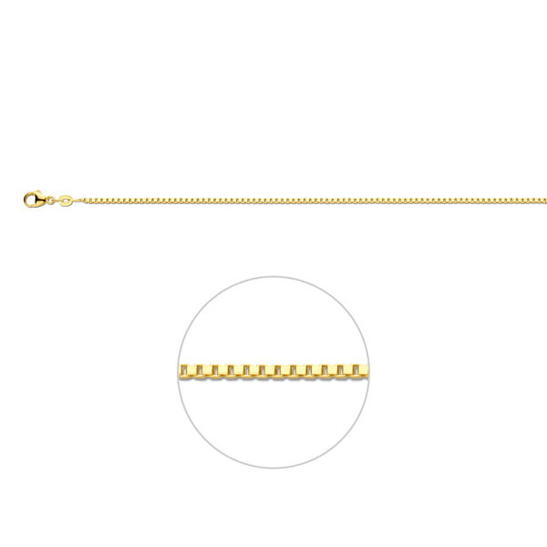 Venetiaans 1,4 mm 14K geelgoud geel