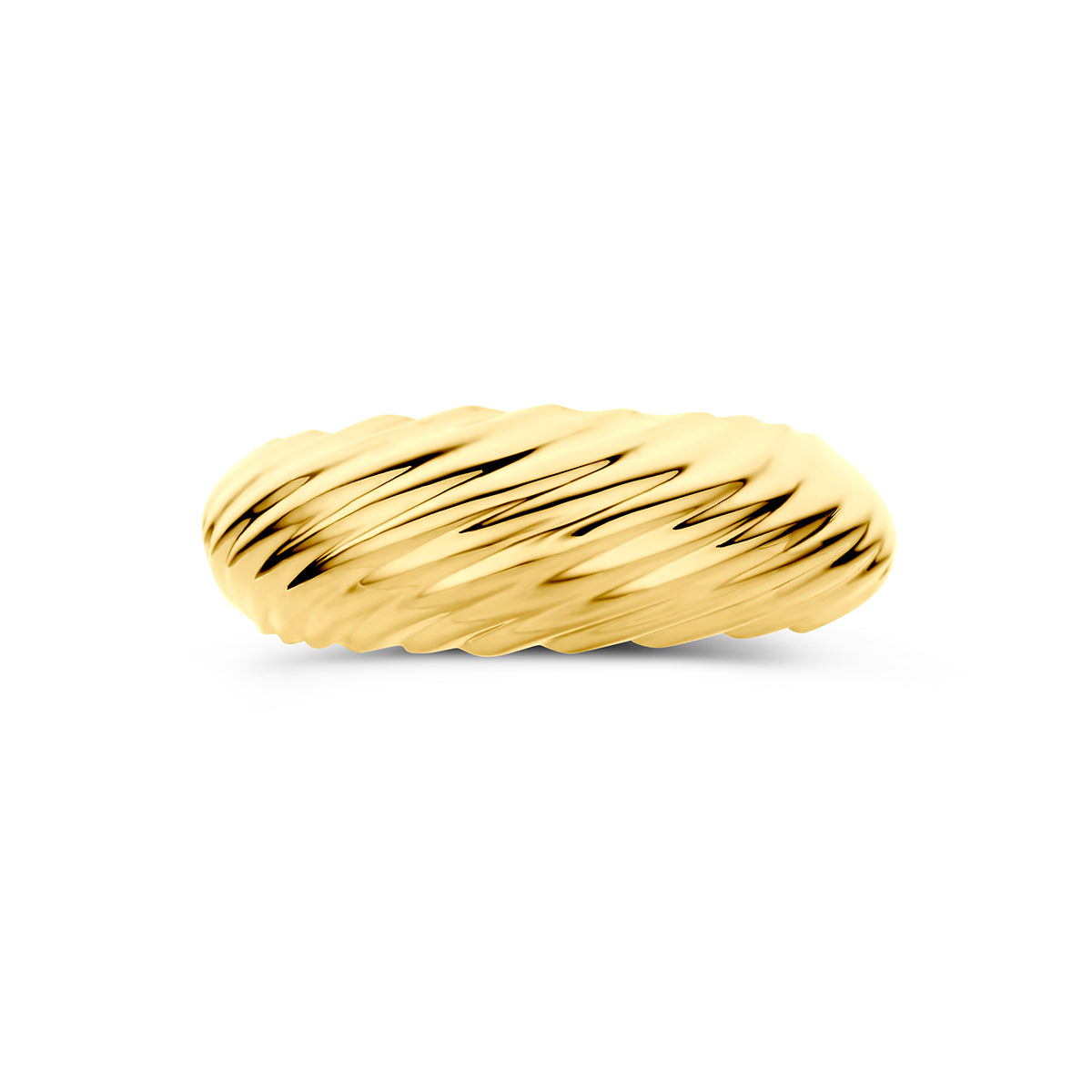 9k Goud Ring Gedraaid