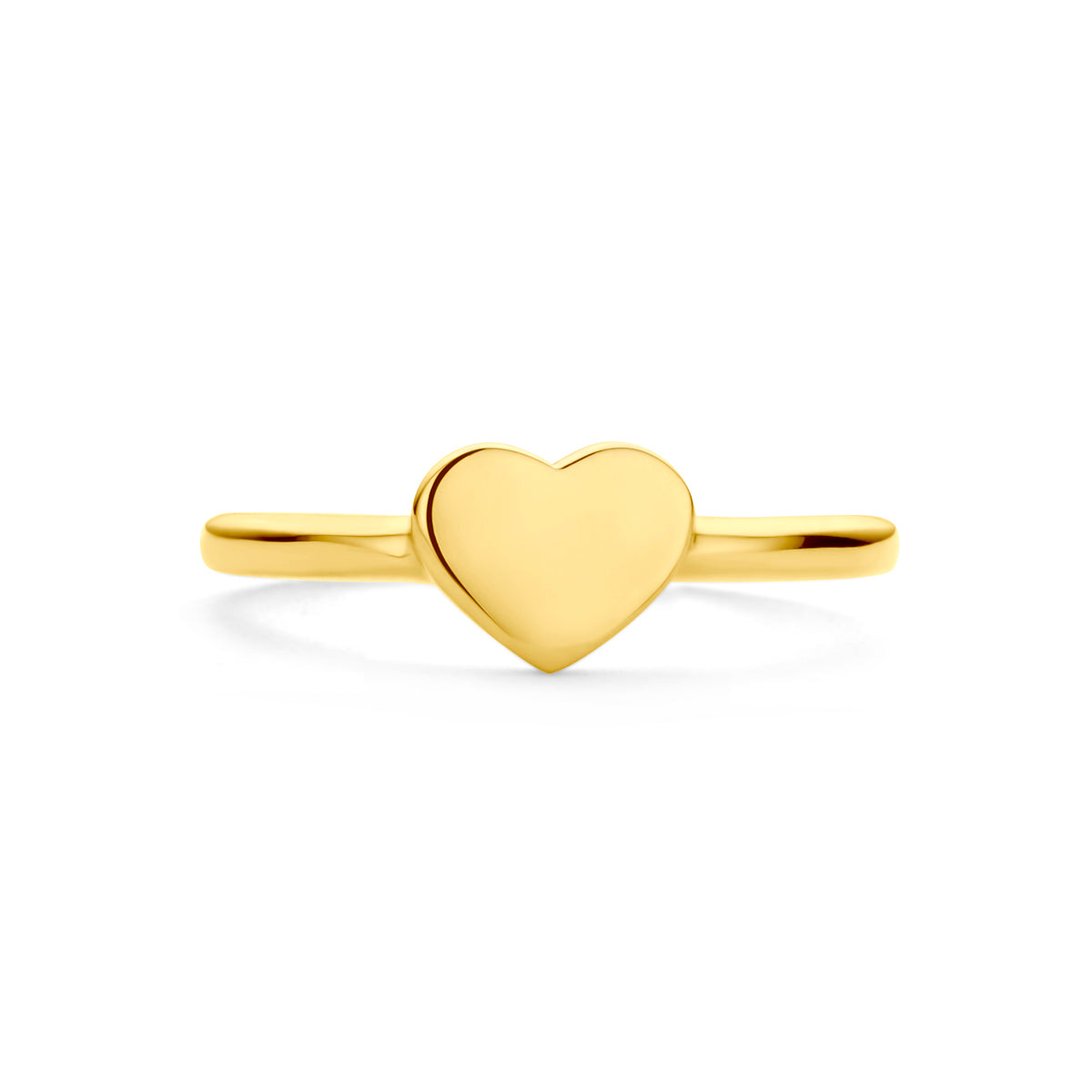 9k Goud Ring Hart