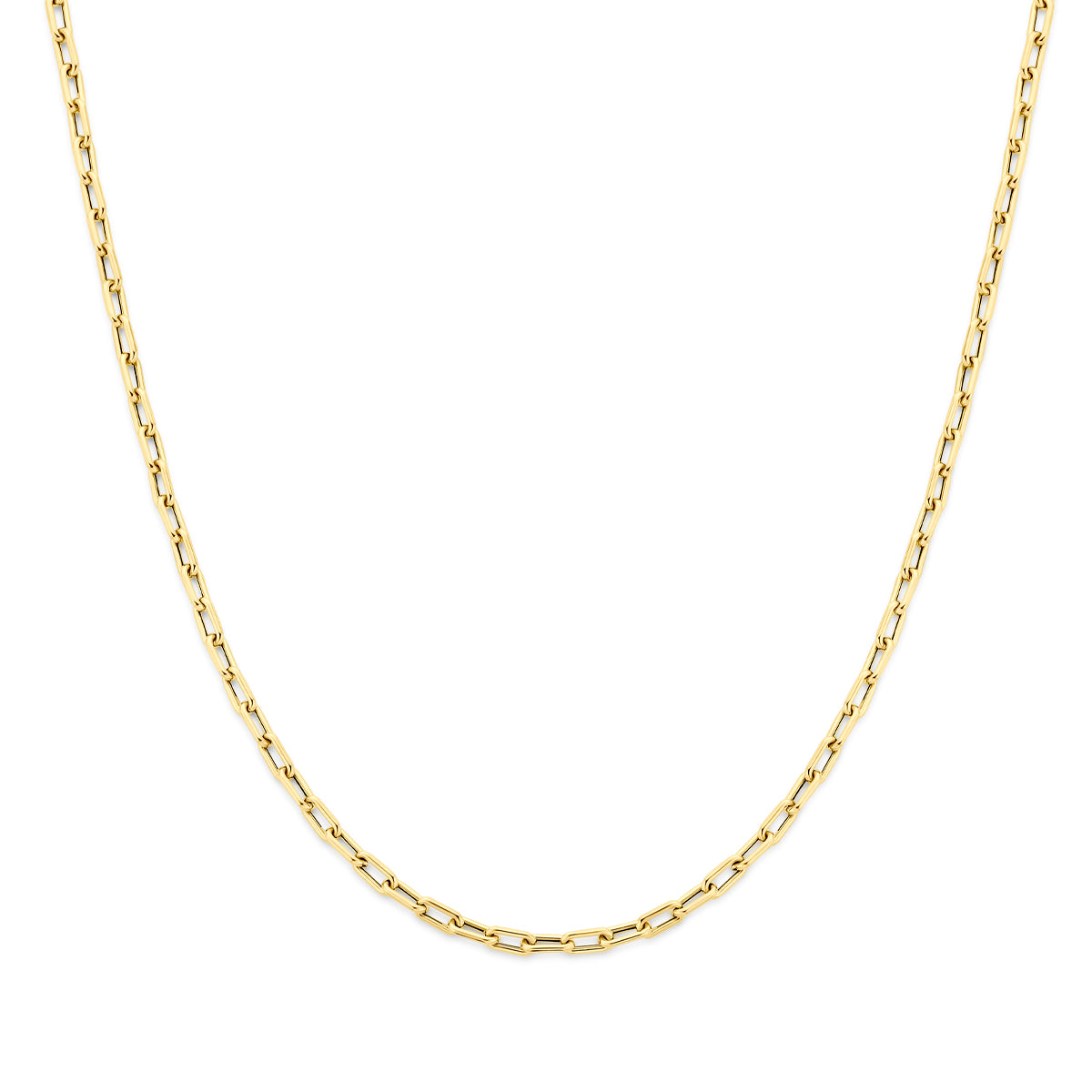 9k Goud Collier 3,5mm 42 cm