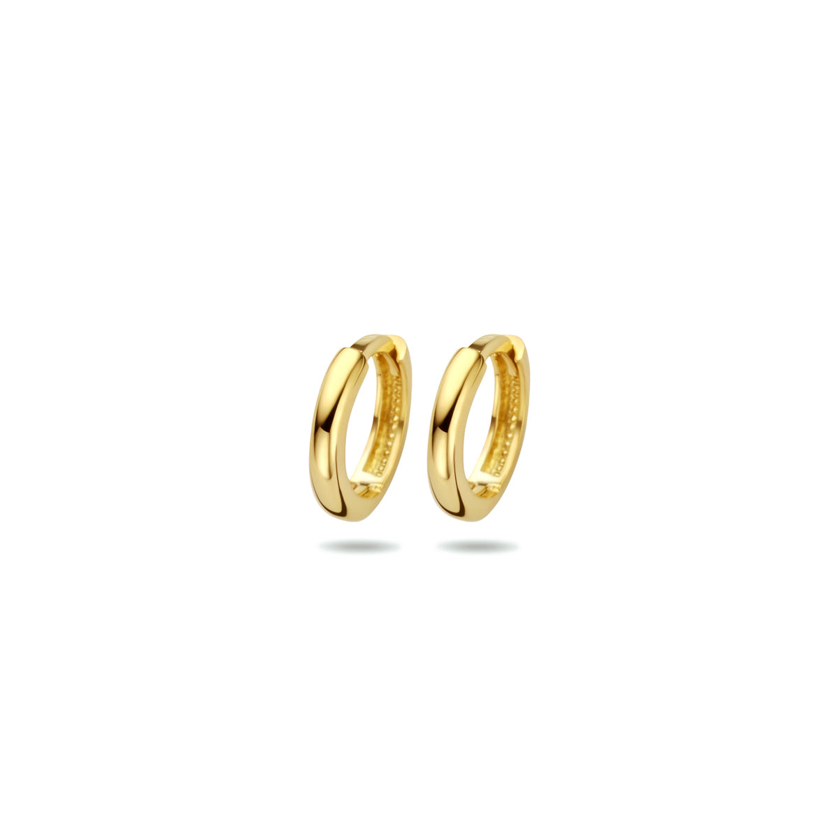 9k Goud Klapoorringen Buis 2mm