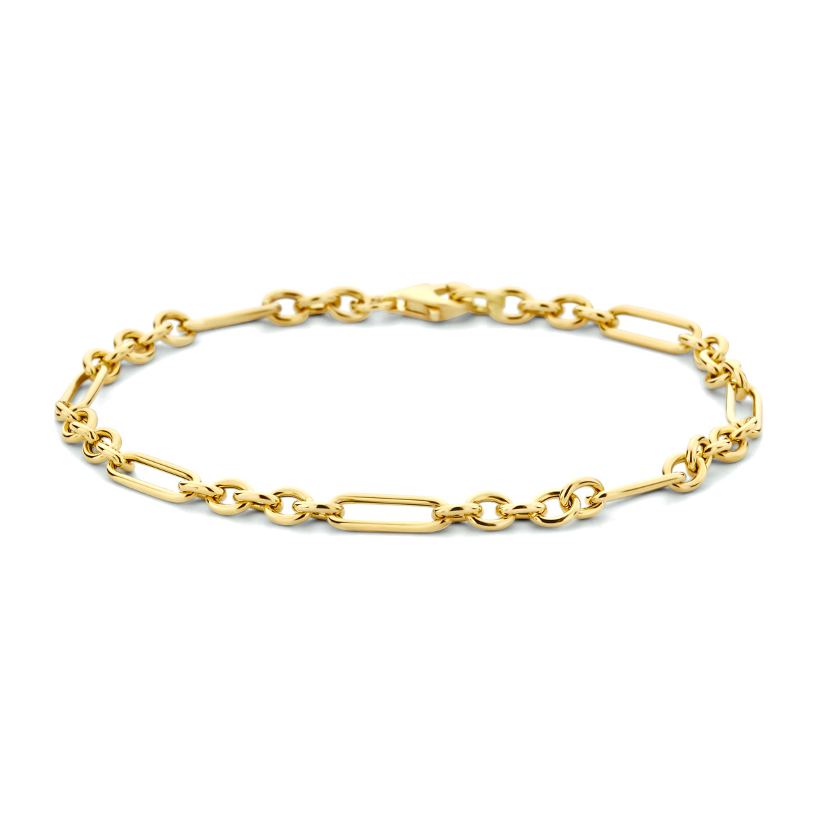 9k Goud Armband 4,0mm 19 cm