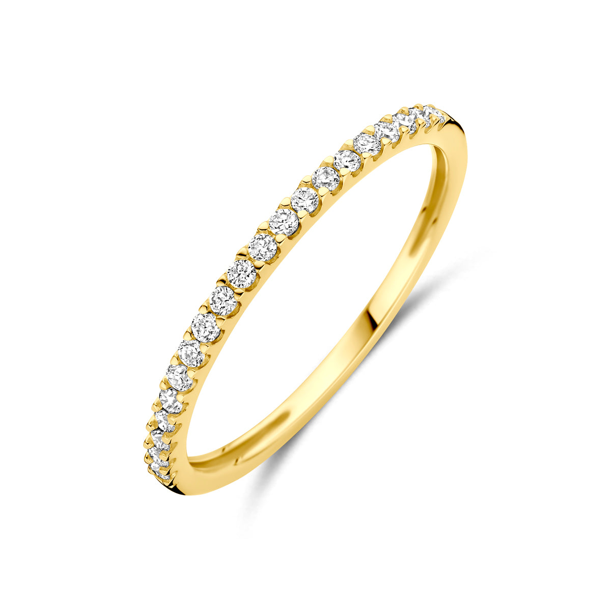 14k Goud Lab Diamant Ring 0.15ct