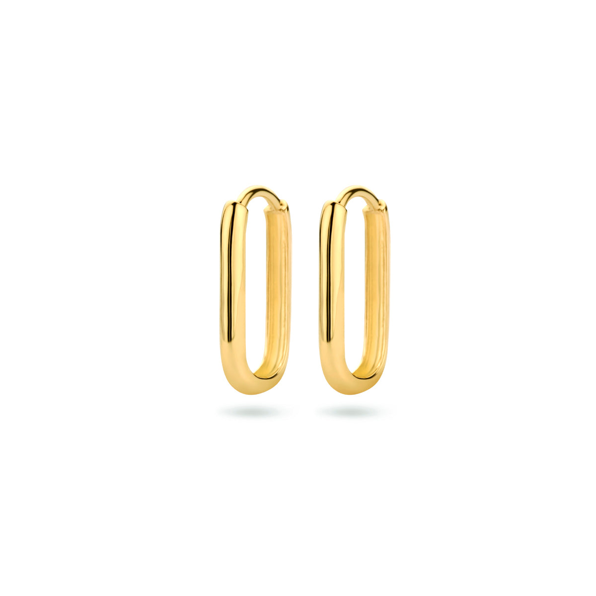 9k Goud Klap Creool 16x2mm