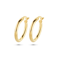 9k Goud Hefboomsluiting Oorring