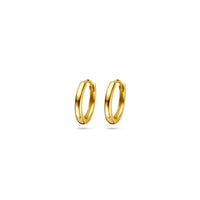14k Goud Klap Creool 10.5x1.5mm