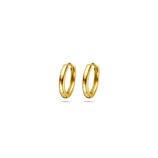 14k Goud Klap Creool 10.5x1.5mm