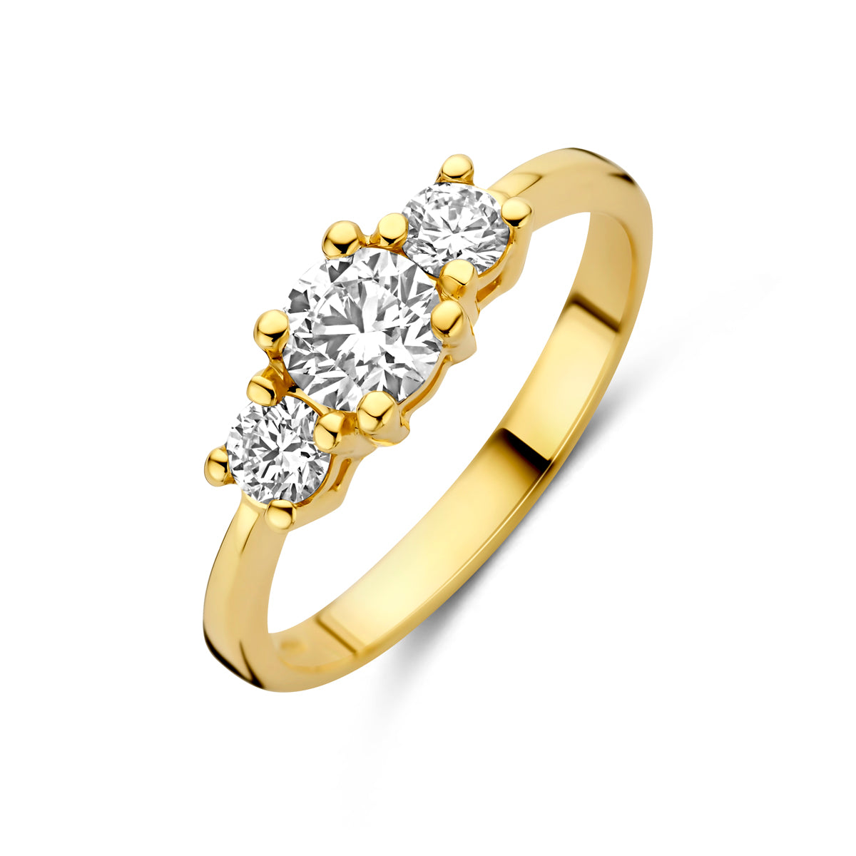 14k Goud Lab Diamant Ring 0.85ct