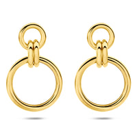 Verguld Zilver Oorhanger Ø20.5mm