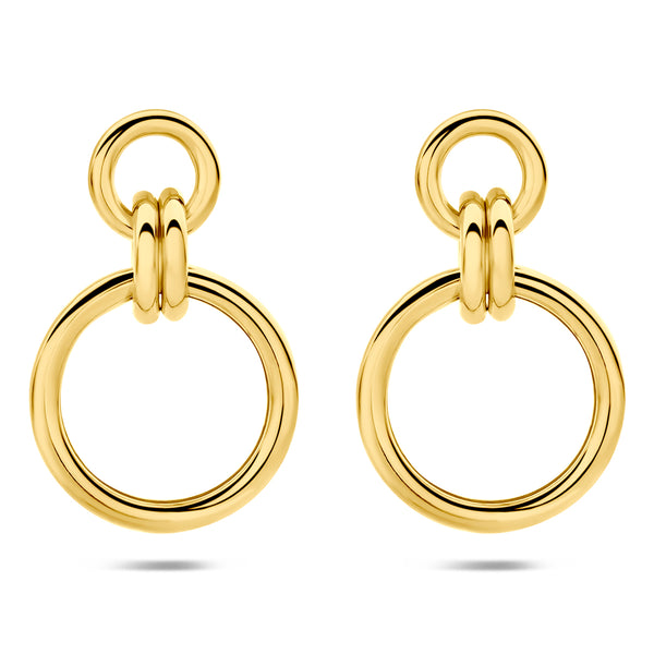 Verguld Zilver Oorhanger Ø20.5mm