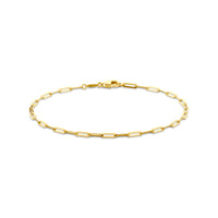 9k Goud Karabijnsluiting Armband 2.1mm