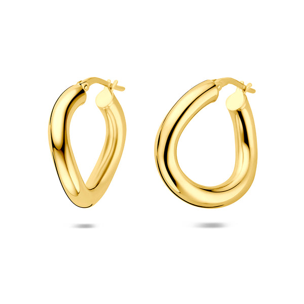 Verguld Zilver Oorring Ø23mm