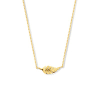 9k Goud Veer Collier 40-42-44cm