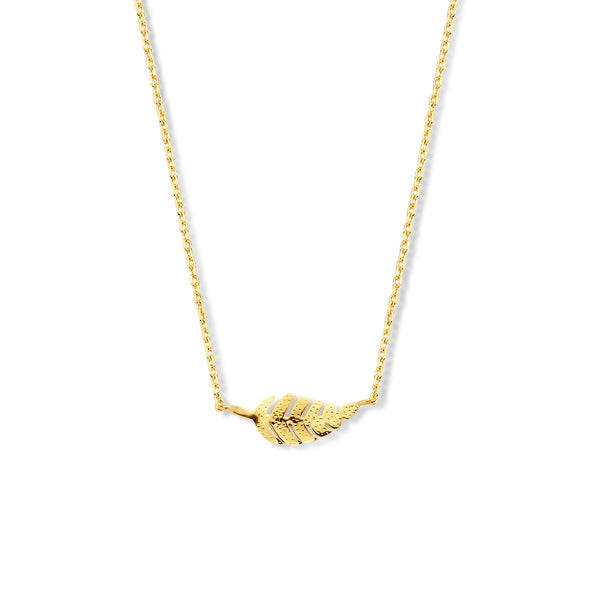 9k Goud Veer Collier 40-42-44cm