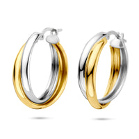 Verguld Zilver Oorringen 23,5mm 1 Micron