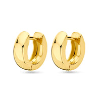 Verguld Zilver Klapoorringen 13mm 1 Micron