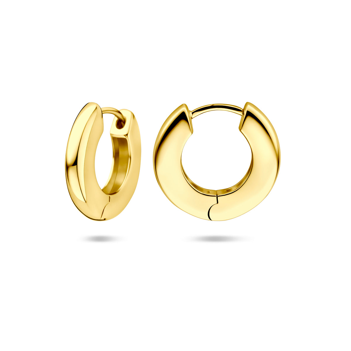 Verguld Zilver Klapoorringen 15,5mm 1micron