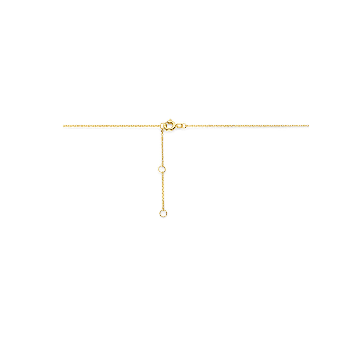9k Goud Zirkonia Collier 40-42-44cm