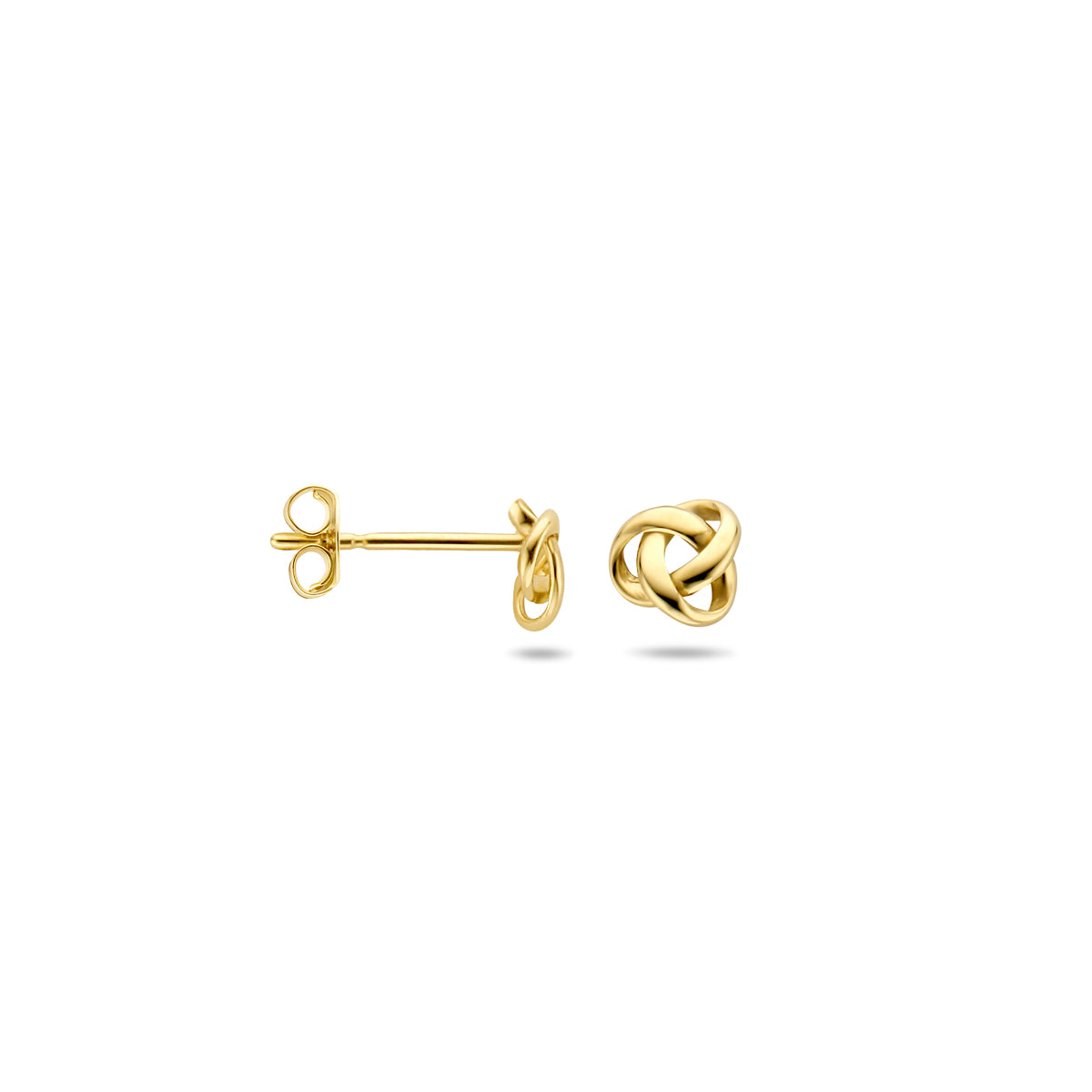 9k Goud Knoop Oorknop Ø5mm