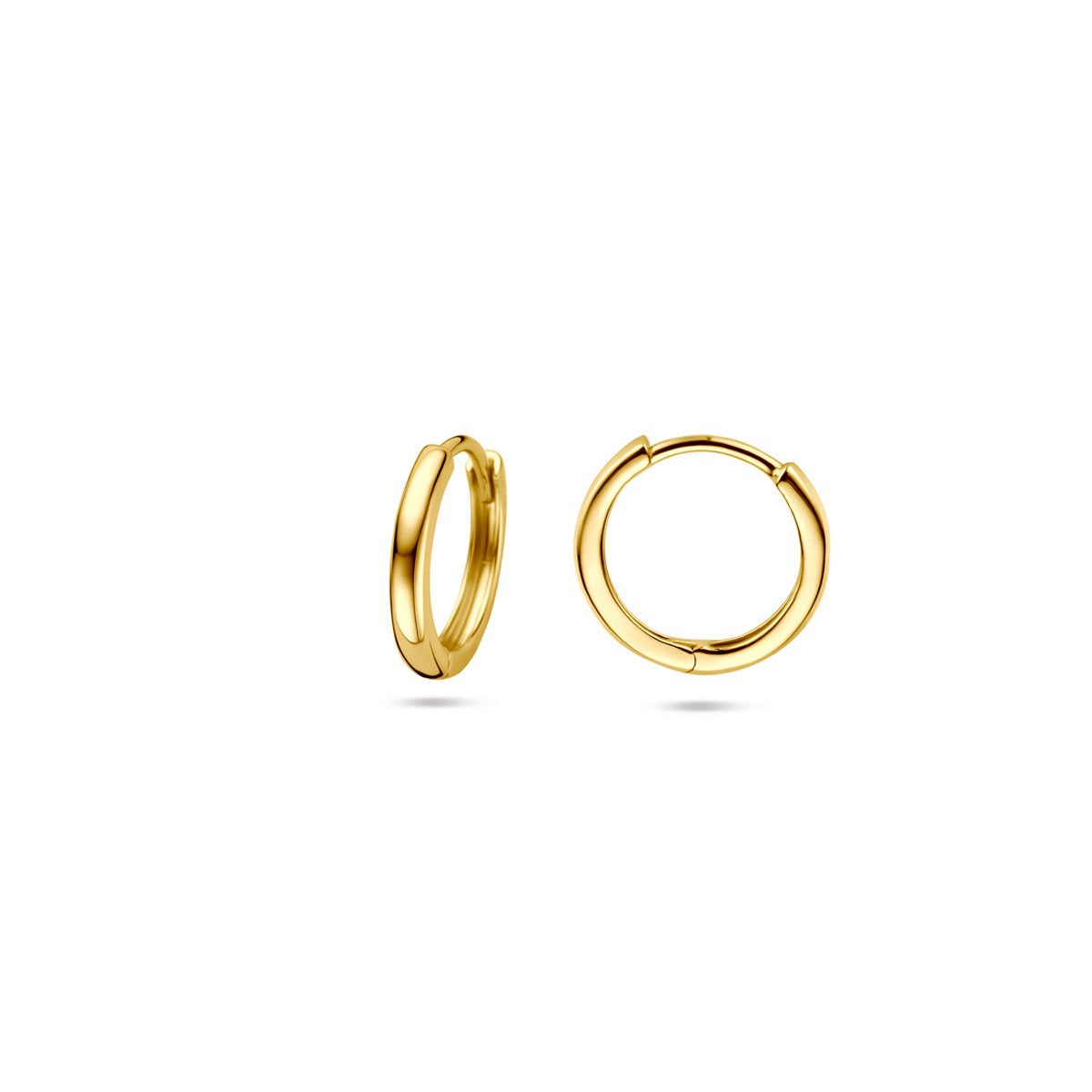14k Goud Klap Creool 10.5x1.5mm