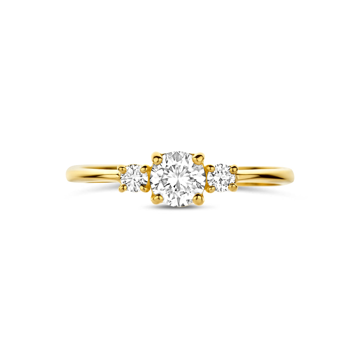 14k Goud Lab Diamant Ring 0.50ct