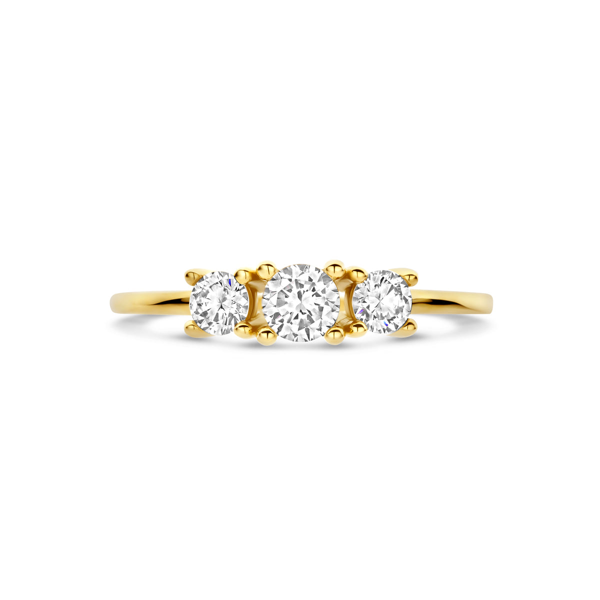 14k Goud Lab Diamant Ring 0.50ct