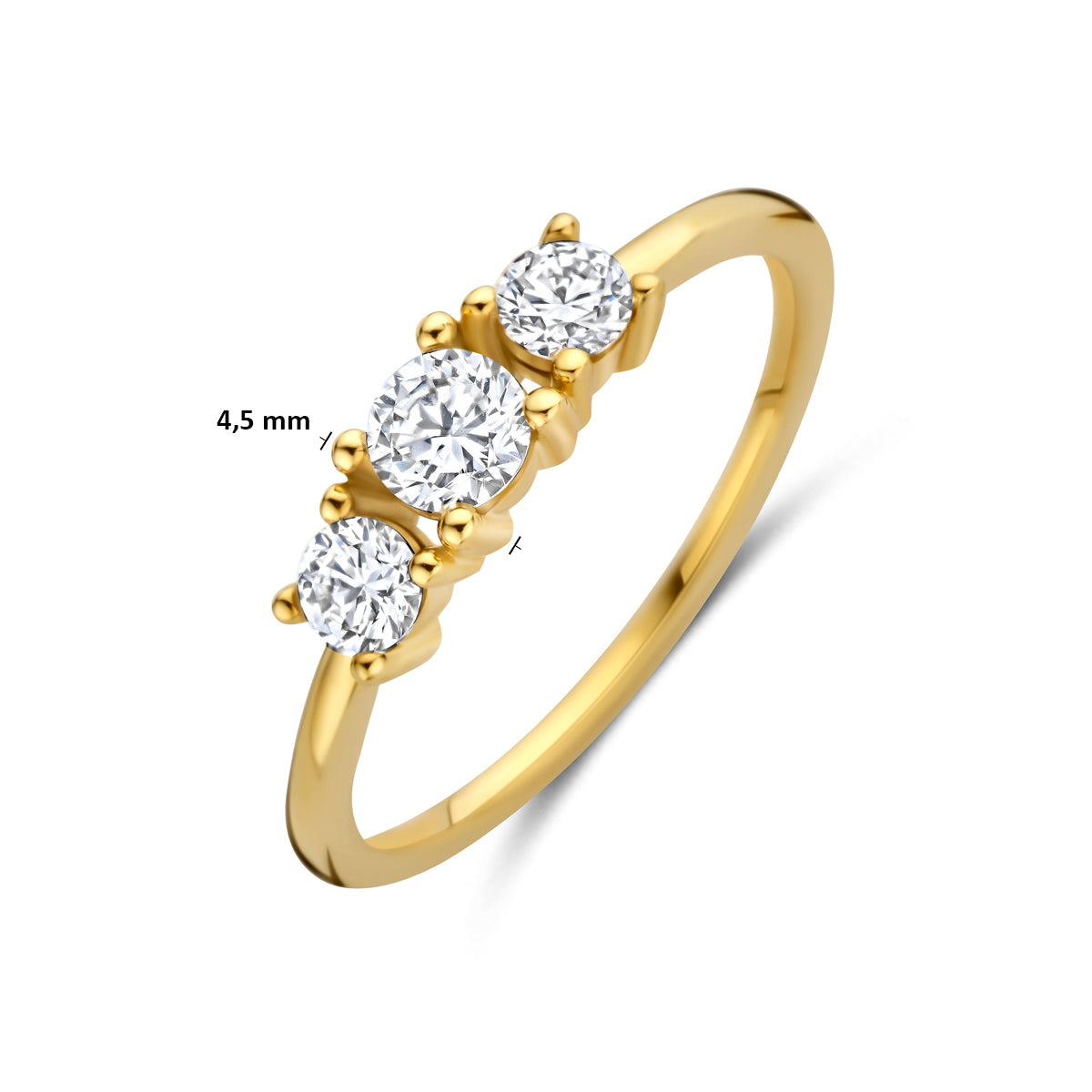 14k Goud Lab Diamant Ring 0.50ct