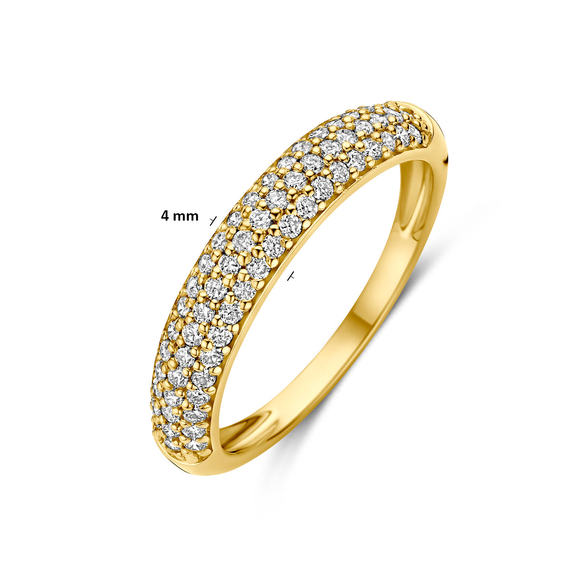 14k Goud Lab Diamant Ring 0.50ct