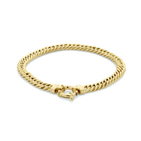 14k Goud Armband Gourmette 5,8mm 19 cm Met Groot Veerslot