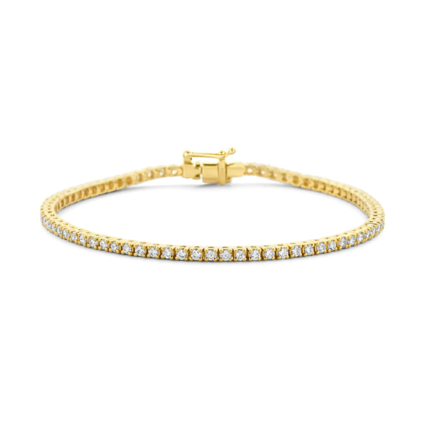14k Goud Tennisarmband Diamant 2.00ct H SI 2,3mm 17,5 cm