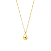 14k Goud Collier Druppel 42 - 45 cm