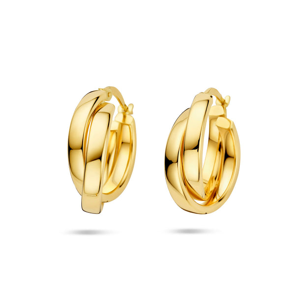 14k Goud Oorringen 21mm
