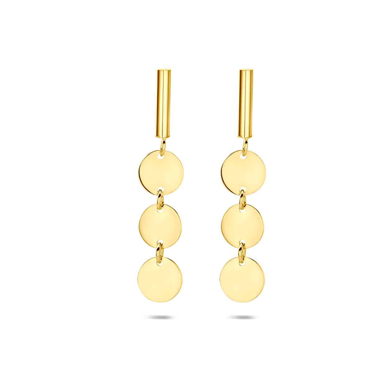 14k Goud Oorhangers 20,5mm