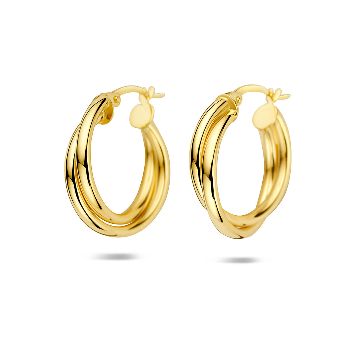 14k Goud Oorringen 21mm