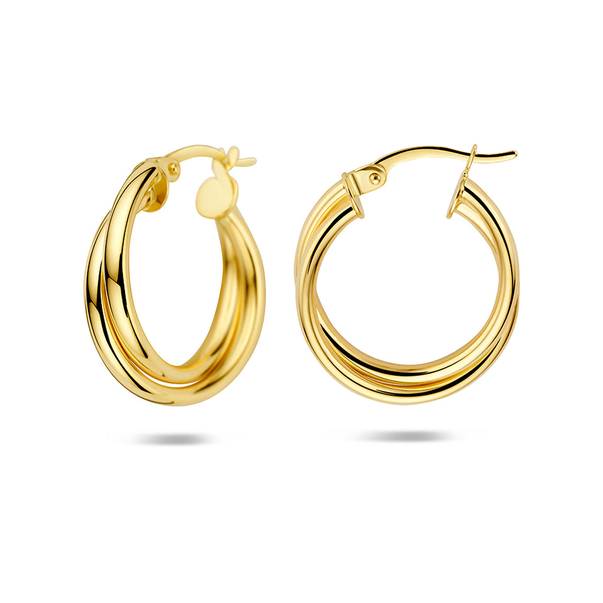 14k Goud Oorringen 21mm