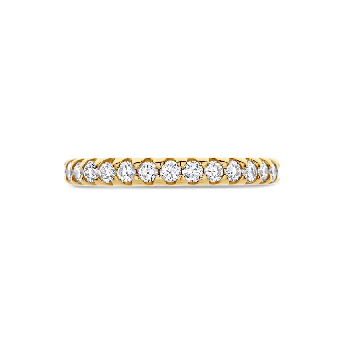 14k Goud Ring Lab Grown Diamant 1.00ct F VS