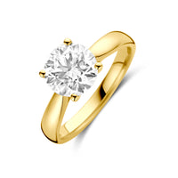 14k Goud Ring Lab Grown Diamant 2.00ct H SI