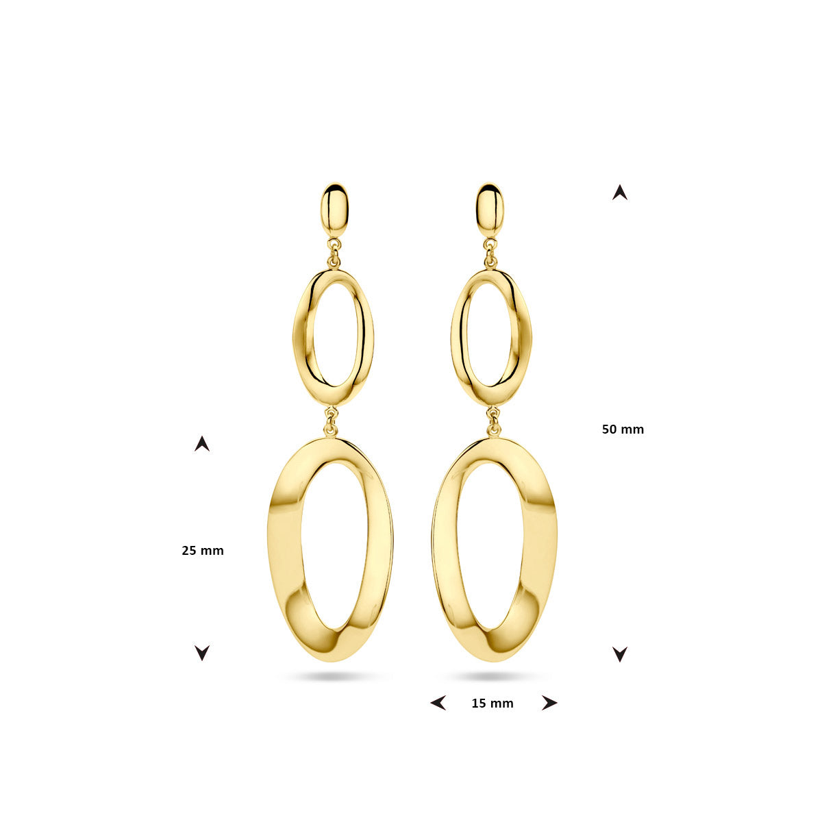 14k Goud Oorhangers