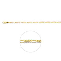 14k Goud Figaro 3,0mm