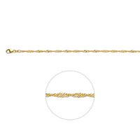 14k Goud Singapore Armband 2,4mm