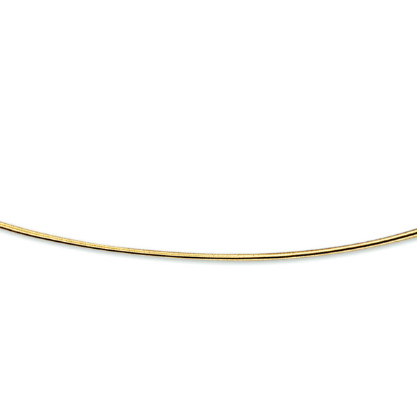 Omega rond 1,1 mm 14K geelgoud geel