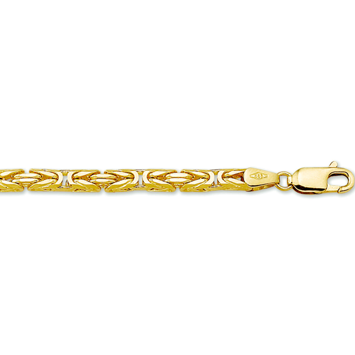 Konings massief 3,3 mm 14K geelgoud geel